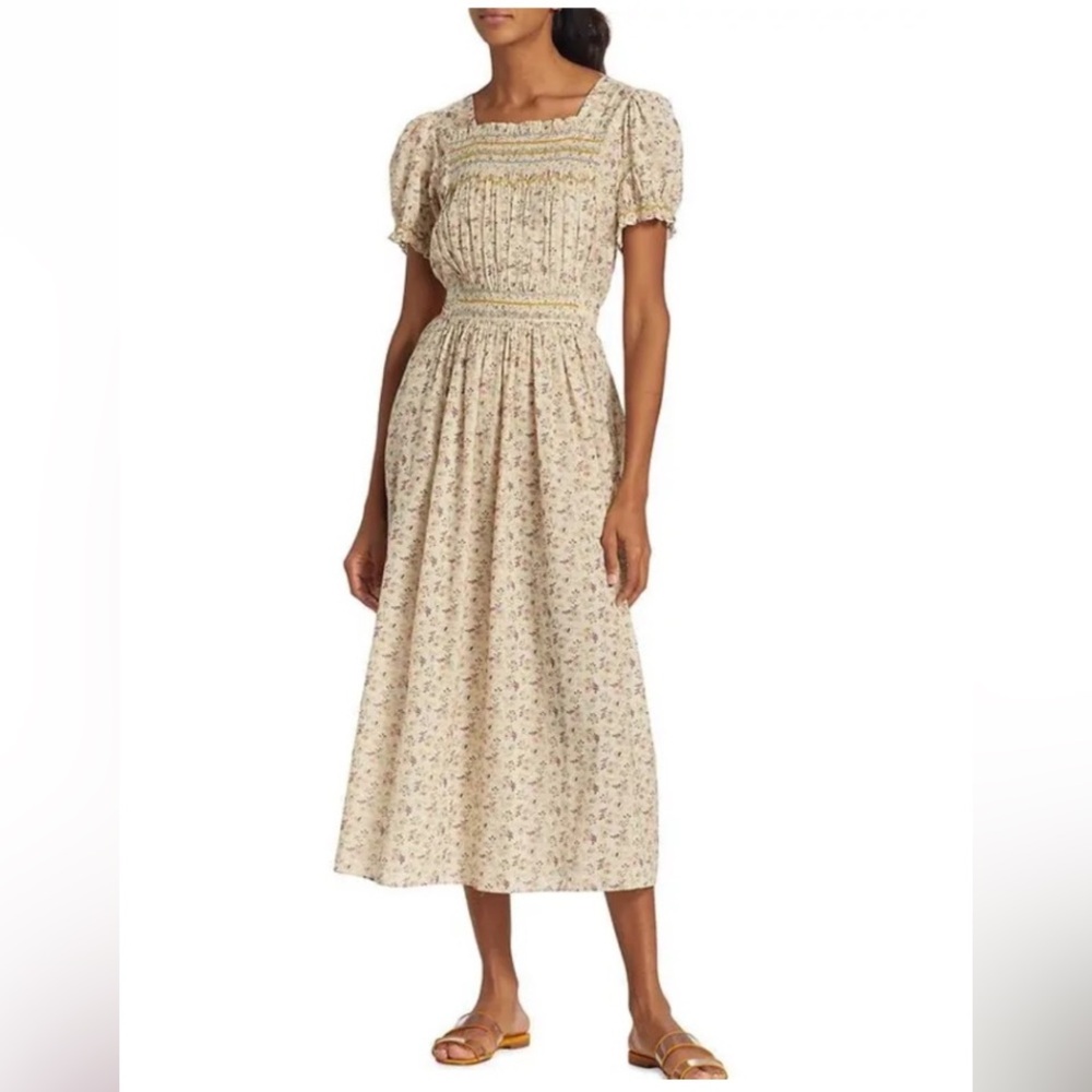 Doen Castalia Dress in feathered floral